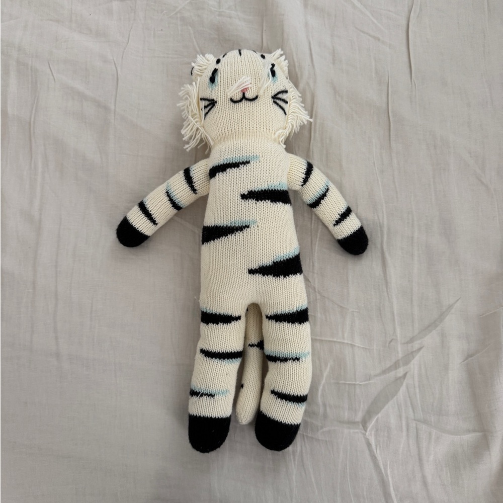 Blabla Kids Zig Zag Tiger 18” Anthropologie Peruvian Knitted Stuffed Animal
